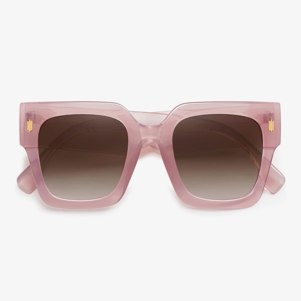 Rich B*tch Chic Oversized Pink Square Sunglasses